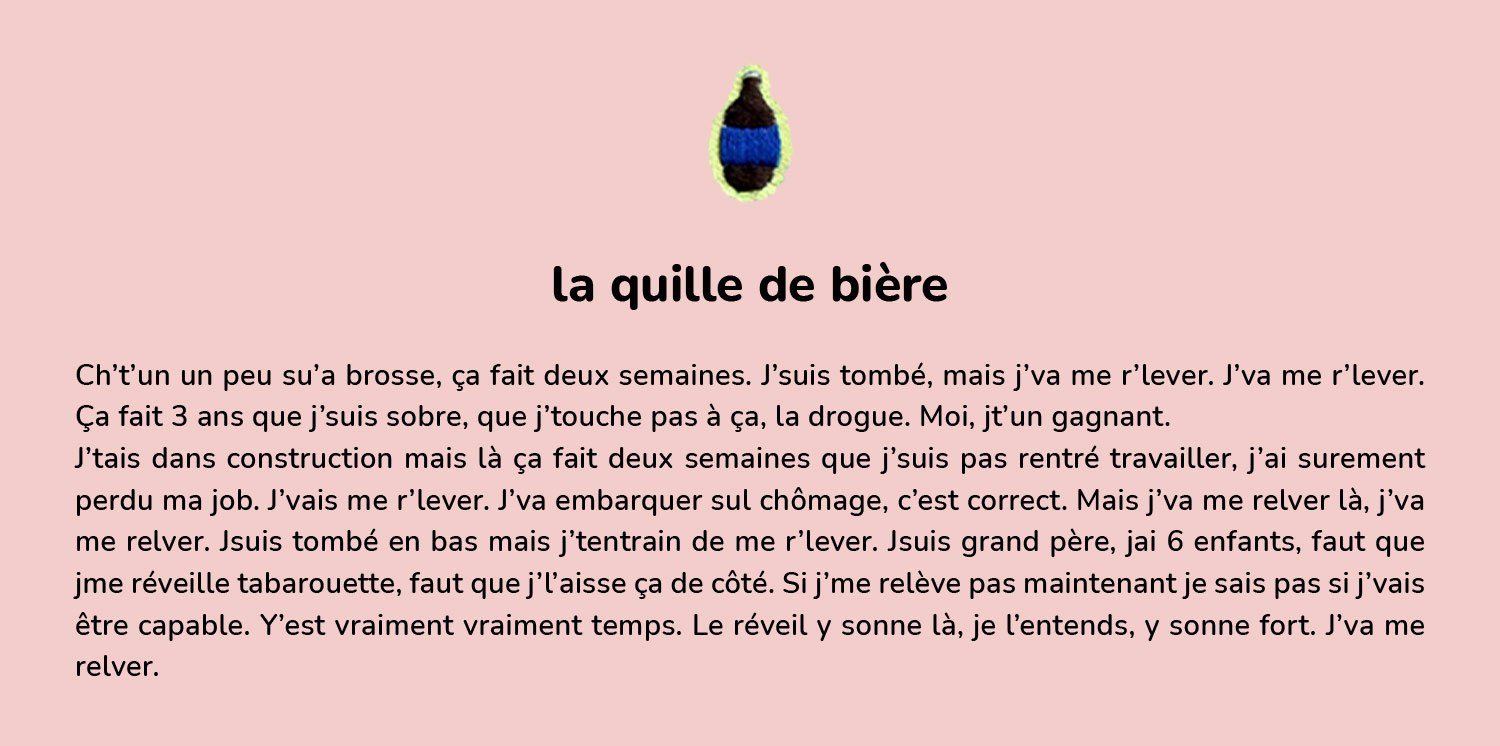 La quille de bière